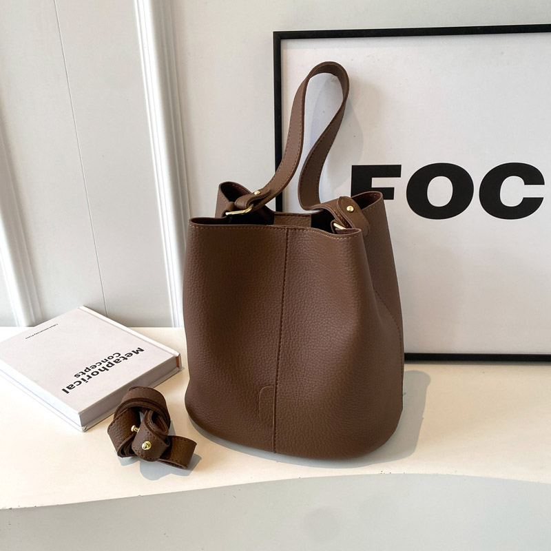 Women Bags Sale - Hasp New Bucket Tote Bags Solid