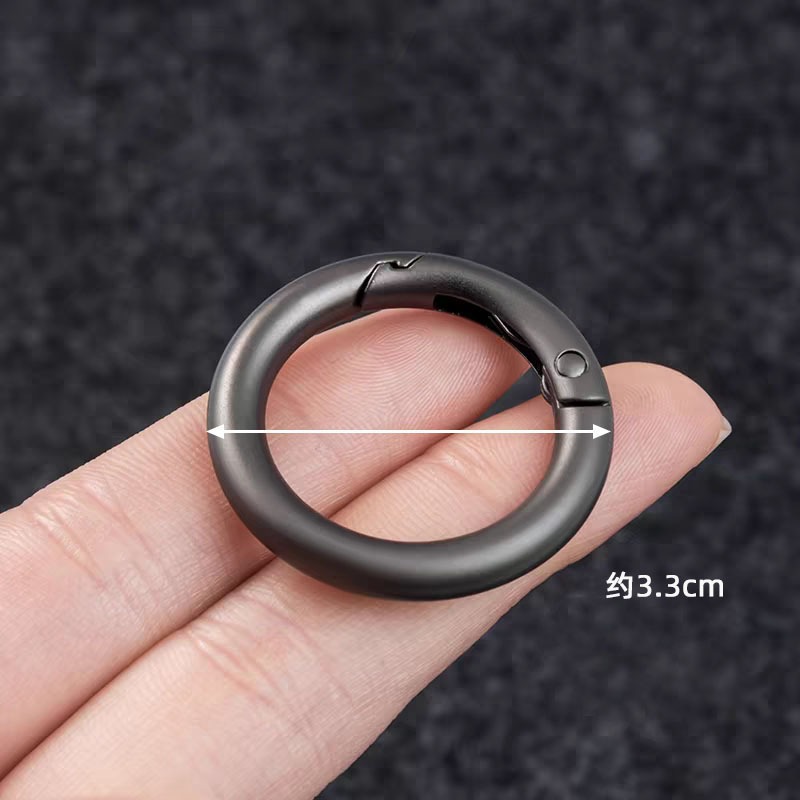 Accessories Keyring Zinc Alloy - Circle Round Bag ulasan dan harga