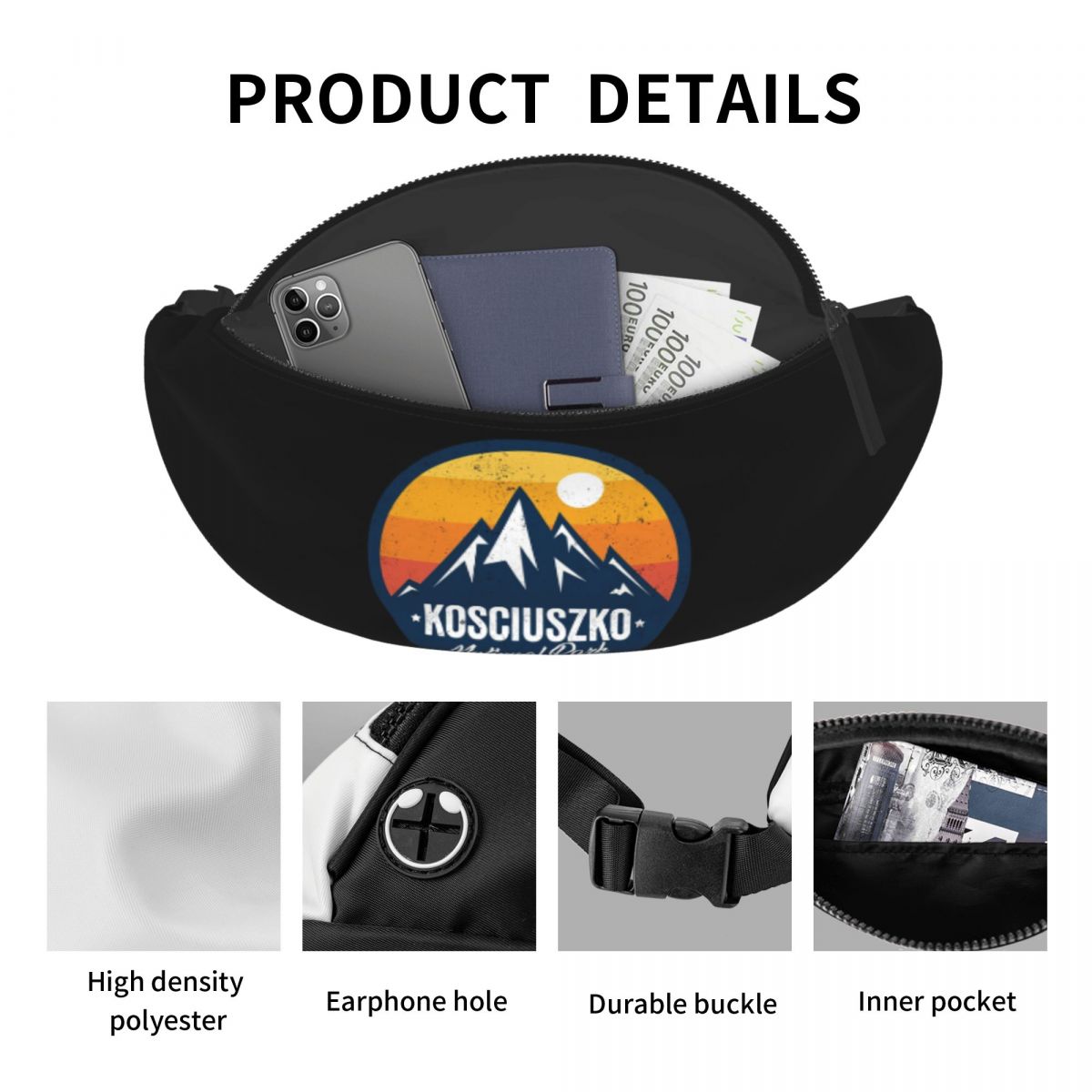Crossbody Waist Bag Mount Kosc - Women Bags Australia ulasan dan harga