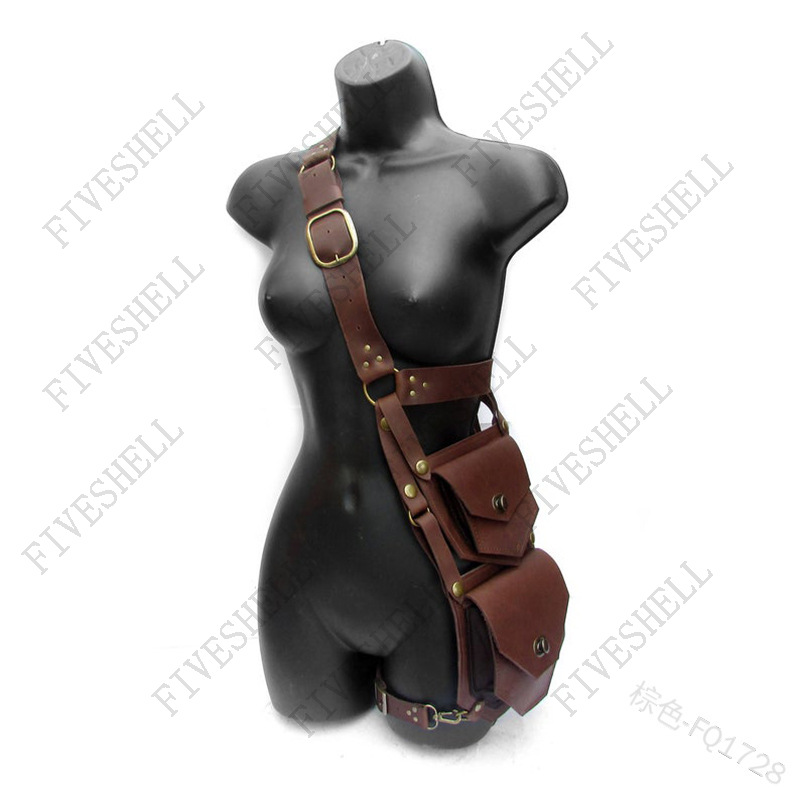 Medieval Renaissance Waist PU  - Women Bags Europe ulasan dan harga
