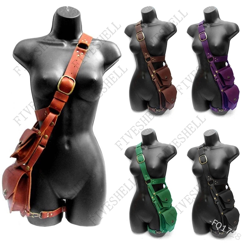 Medieval Renaissance Waist PU  - Women Bags Europe ulasan dan harga