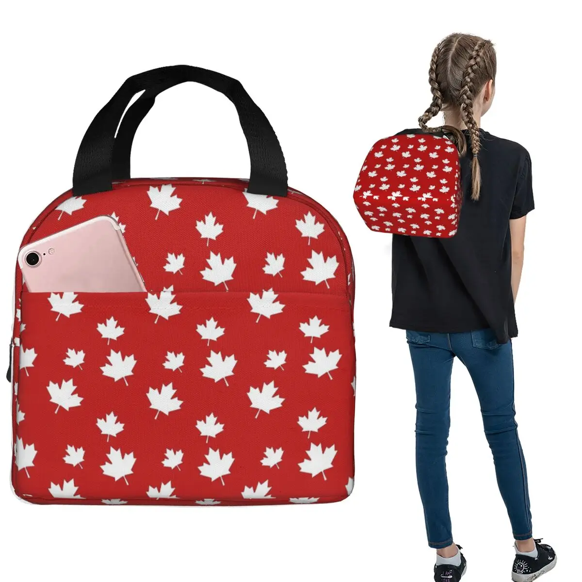 Canada Maple Leaf Flag Pattern - Women Bags In Canada ulasan dan harga