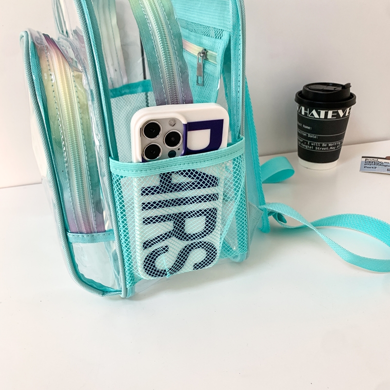 PVC Transparent Zipper Large C - Women Bags Sale ulasan dan harga