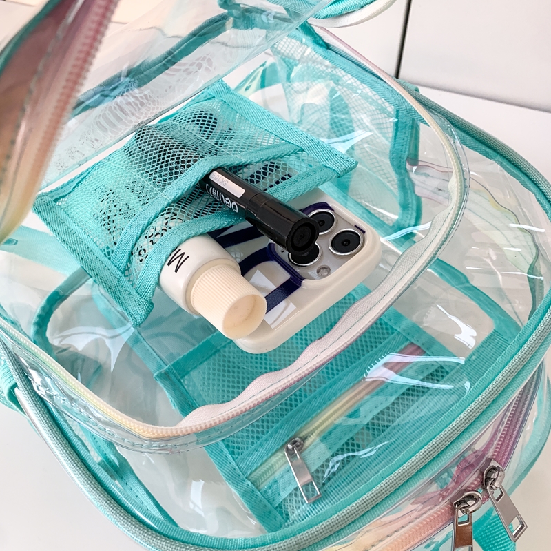 PVC Transparent Zipper Large C - Women Bags Sale ulasan dan harga