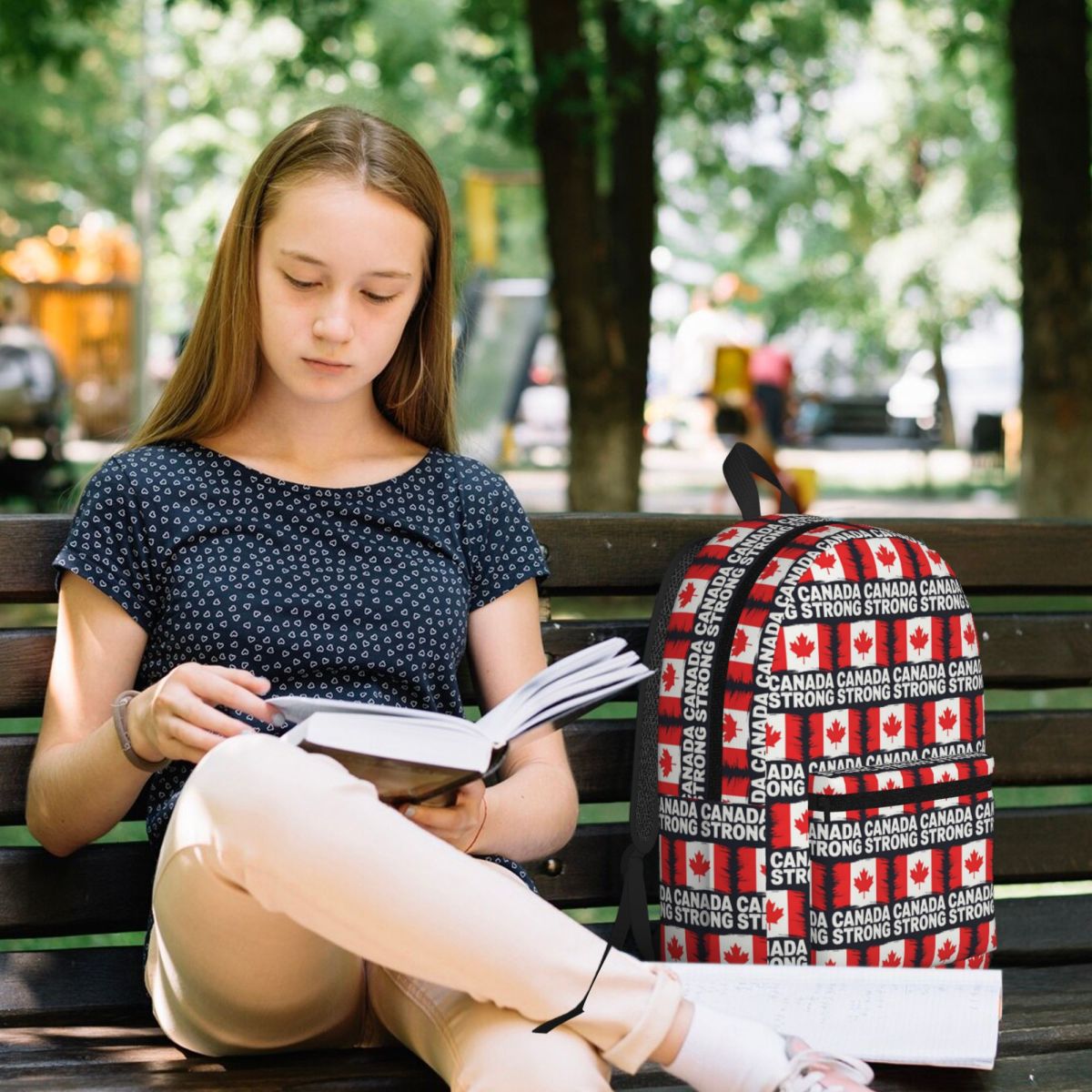 Canada Strong Student Backpack - Women Bags In Canada ulasan dan harga