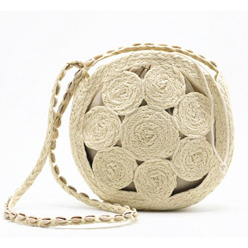 Women Vacation 2024 Handwoven  - Circle Round Bag ulasan dan harga