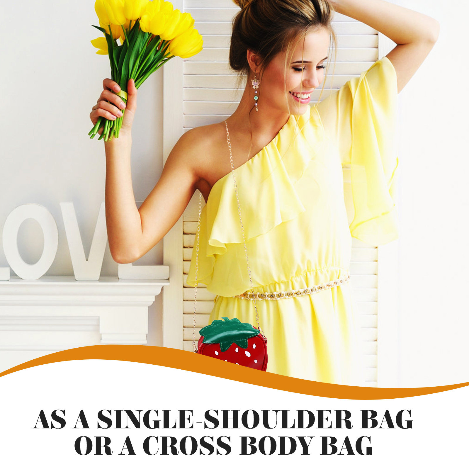 Trendy Fruit Shape Cross Body  - Women Bags Designer ulasan dan harga