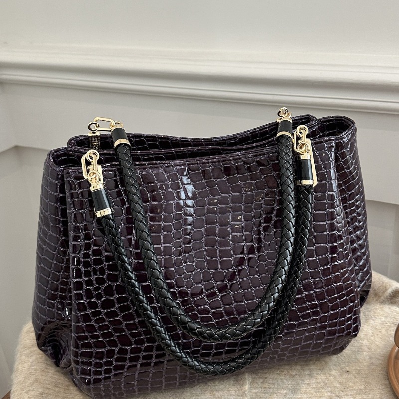 Classic Stone Texture Top-Hand - Women Bags Europe ulasan dan harga