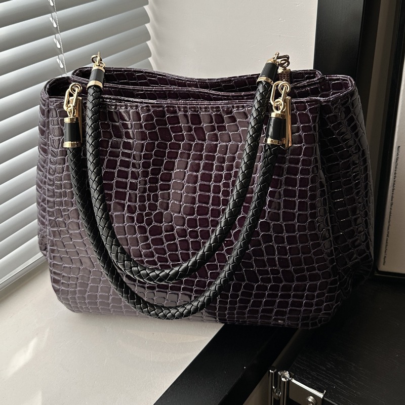 Classic Stone Texture Top-Hand - Women Bags Europe ulasan dan harga