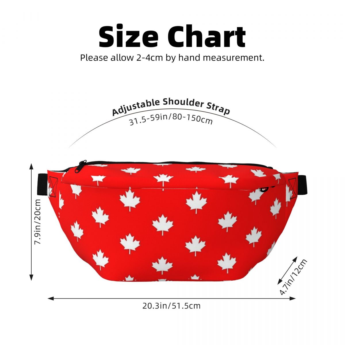 Crossbody Waist Bag Canada Map - Women Bags In Canada ulasan dan harga