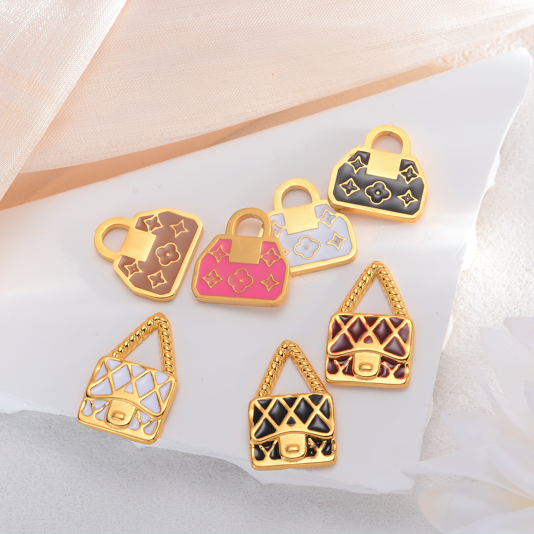 5PCS Cute Bag Stainless Steel  - Women'S Bags Ebay ulasan dan harga