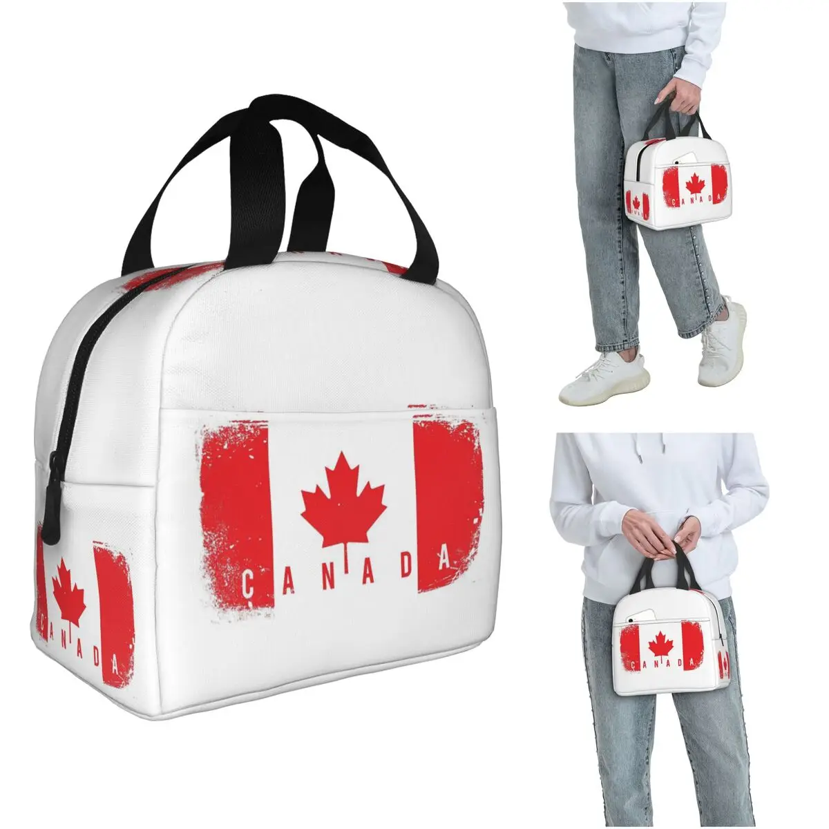Canada Flag Insulated Lunch Ba - Women Bags In Canada ulasan dan harga
