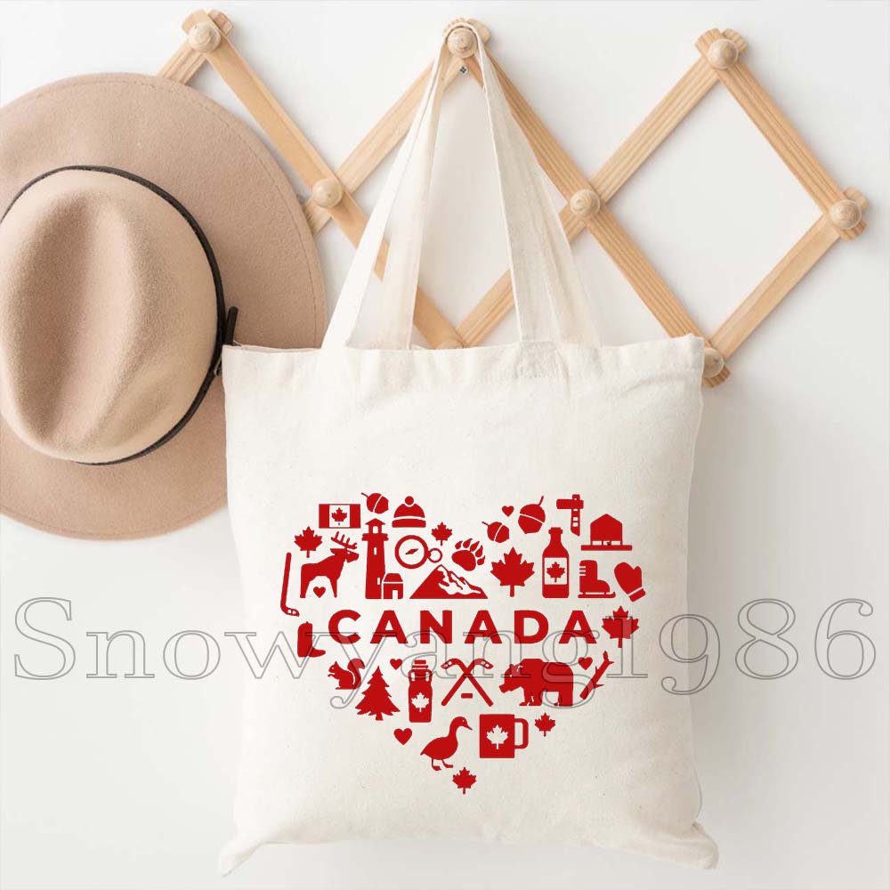 Canada Map Flag Happy Canadian - Women Bags In Canada ulasan dan harga