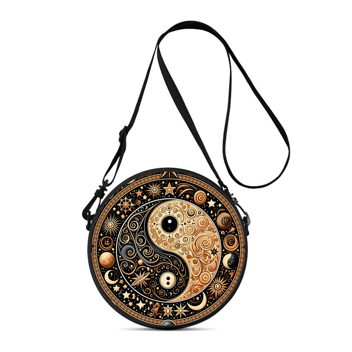 Eight Trigrams Formation Print - Circle Round Bag ulasan dan harga