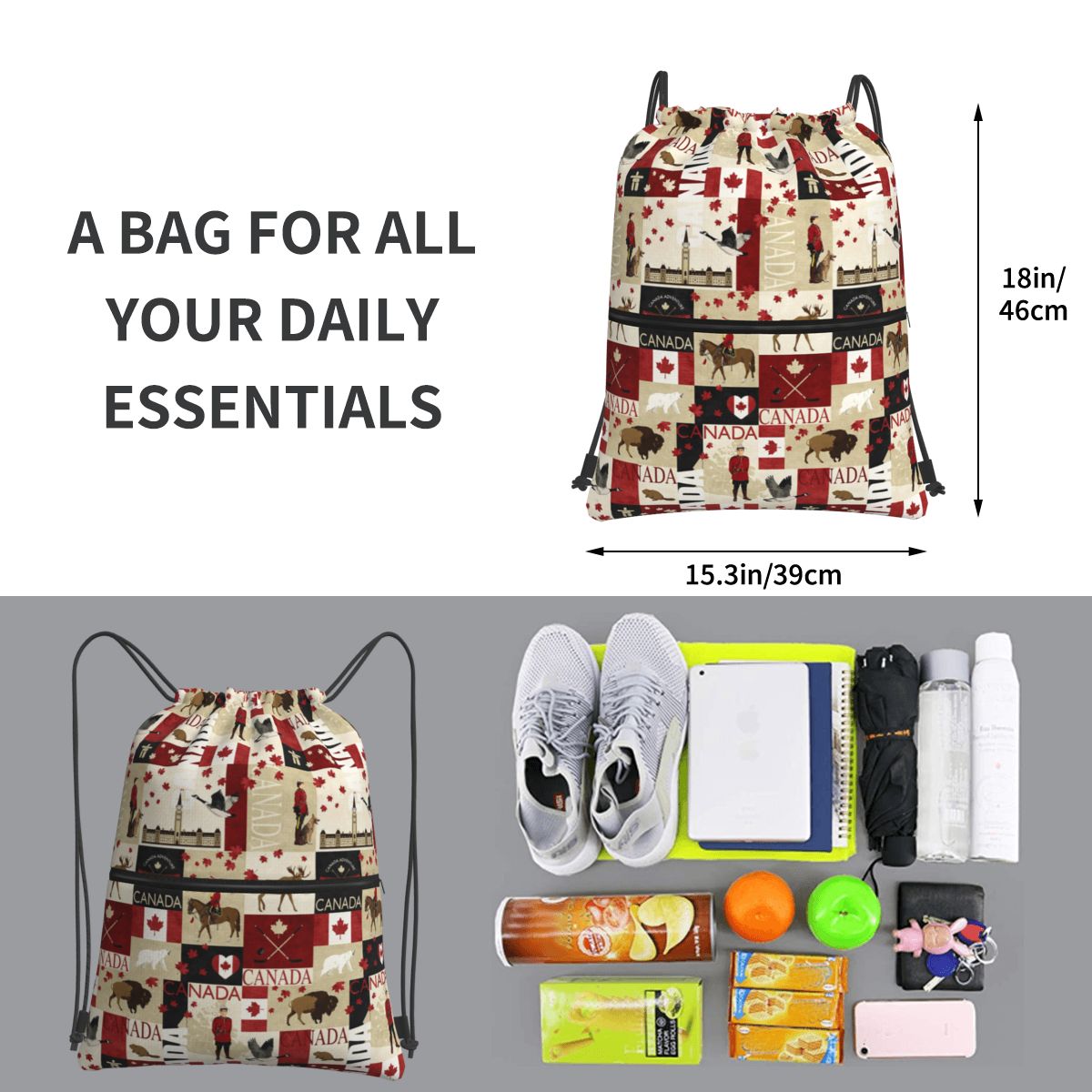 Canada Flag National Culture B - Women Bags In Canada ulasan dan harga