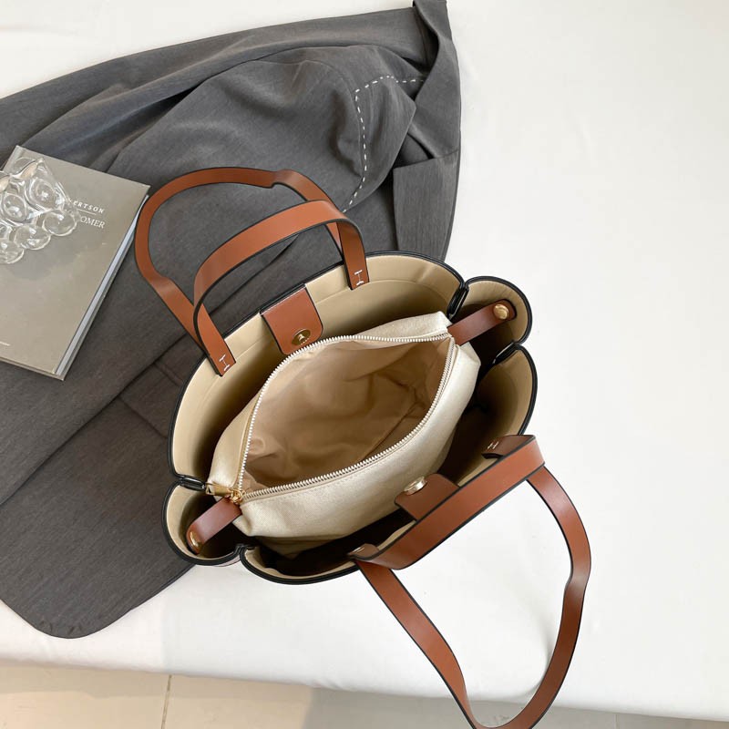 Sewing Thread PU Shoulder Bags - Women Bags Sale ulasan dan harga