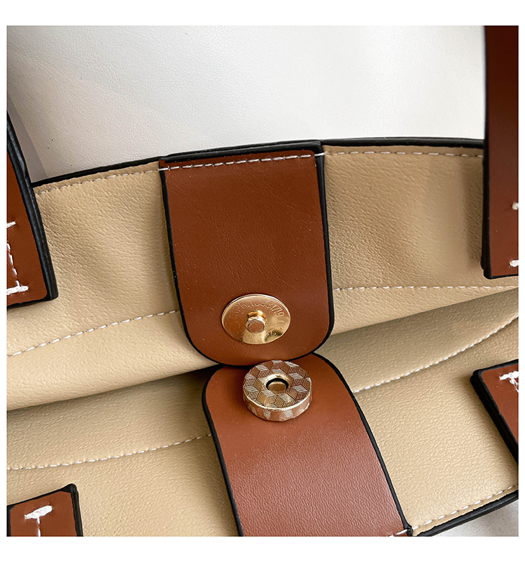 Sewing Thread PU Shoulder Bags - Women Bags Sale ulasan dan harga