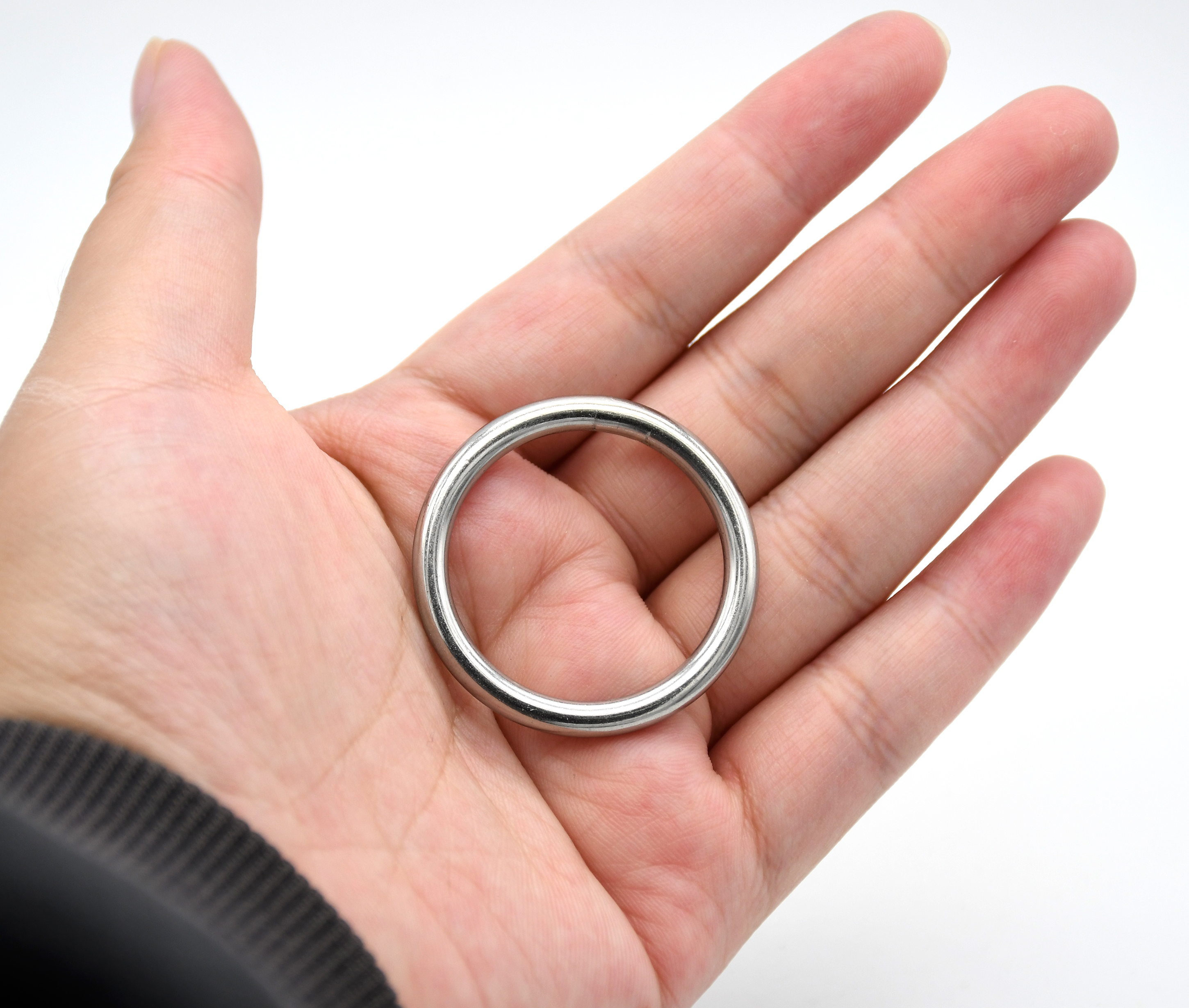5Pieces Stainless Steel O-Ring - Circle Round Bag ulasan dan harga