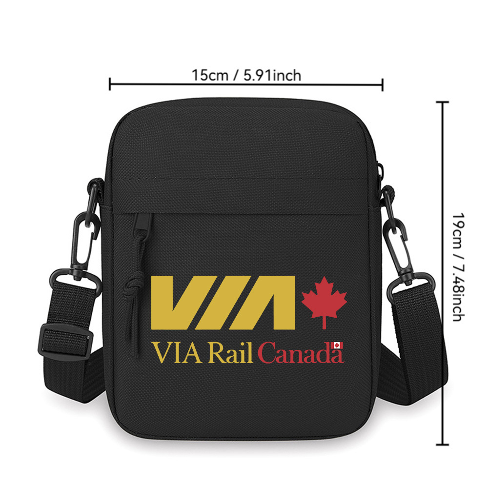 VIA logo,maple leaf,Canada tex - Women Bags In Canada ulasan dan harga
